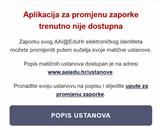 Obavijest korisnicima za izmjenu lozinke