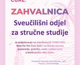Race for the Cure 2026. - zahvalnica organizatora Odjelu