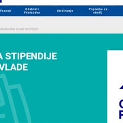  Info/Natječaj za stipendije francuske vlade